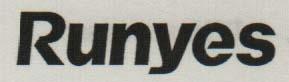 RUNYES (and logo) trademark logo