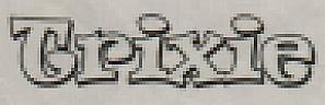 TRIXIE (and logo) trademark logo