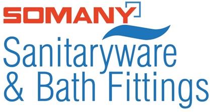 SOMANY SANITARYWARE & BATH FITTINGS (and logo) trademark logo