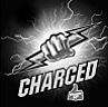 CHARGED THUMS UP and Hand Design (and logo) trademark logo