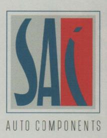 SAI AUTO COMPONENTS (and logo) trademark logo