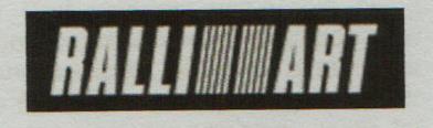 RALLIART (and logo) trademark logo