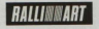 RALLIART (and logo) trademark logo