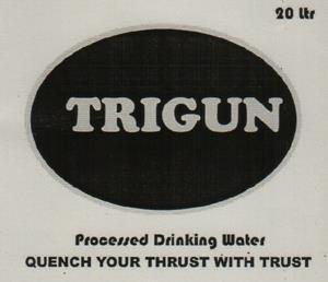 TRIGUN (and logo) trademark logo