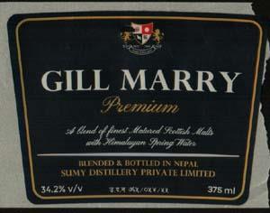 GILL MARRY PREMIUM (and logo) trademark logo