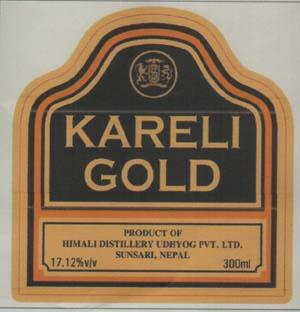 KARELI GOLD (and logo) trademark logo