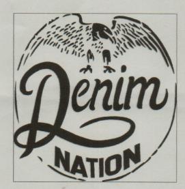 MM DENIM NATION (and logo) trademark logo