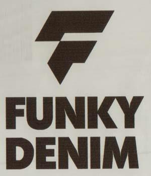 FUNKY DENIM (and logo) trademark logo