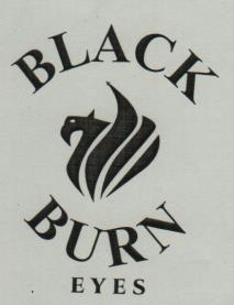 BLACK BURN EYES (and logo) trademark logo