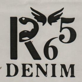 R 6 5 DENIM (and logo) trademark logo