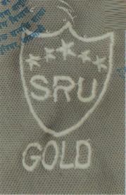 SRU GOLD (and logo) trademark logo