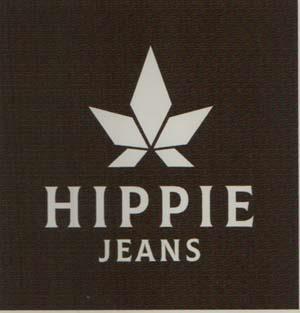 HIPPIE JEANS (and logo) trademark logo