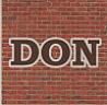 DON (and logo) trademark logo