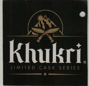 Khukri LIMITED CASK SERIES (and logo) trademark logo