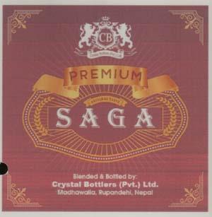 PREMIUM SAGA (and logo) trademark logo