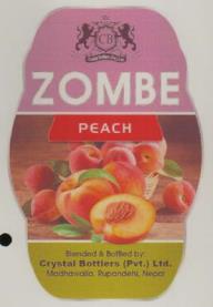 ZOMBE PEACH (and logo) trademark logo