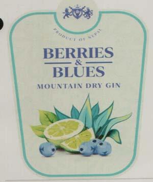 BERRIES & BLUES (and logo) trademark logo