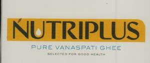 NUTRIPLUS PURE VANASPATI GHEE (and logo) trademark logo