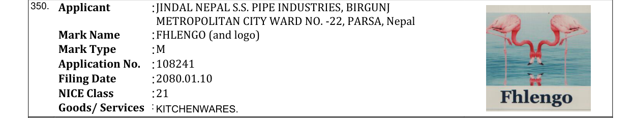 Original bulletin entry for FHLENGO (and logo)