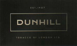 DUNHILL (and logo) trademark logo