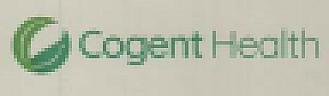 Cogent Health (and logo) trademark logo