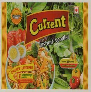 CURRENT INSTANT NOODLES (and logo) trademark logo