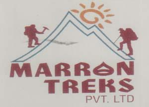 MARRON TREKS PVT. LTD. (and logo) trademark logo