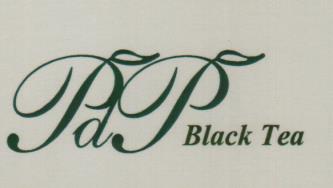 PdP Black Tea (and logo) trademark logo