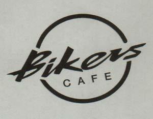 BIKERS CAFE (and logo) trademark logo
