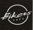 BIKERS CAFE (and logo) trademark logo