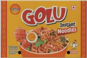 GOLU INSTANT NOODLES (and logo) trademark logo