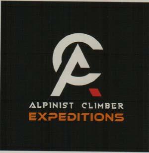 ALPINIST CLIMBER EXPEDITIONS (and logo) trademark logo