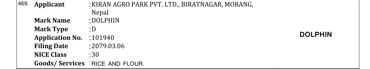 Original bulletin entry for DOLPHIN