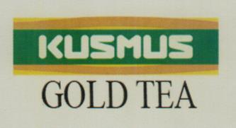 KUSMUS GOLD TEA (and logo) trademark logo