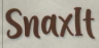 SNAXIT (and logo) trademark logo