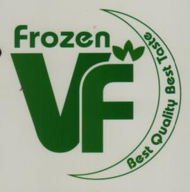 VF FROZEN BEST QUALITY BEST TASTE (and logo) trademark logo