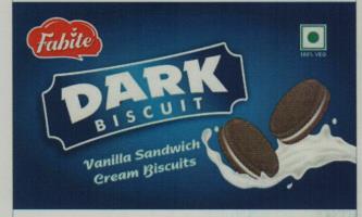 FABITE DARK BISCUIT (and logo) trademark logo