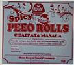 PEEO ROLLS SPICY (and logo) trademark logo