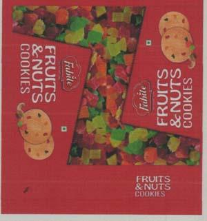 FABITE FRUITS & NUTS COOKIES (and logo) trademark logo