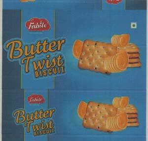 FABITE BUTTER TWIST BISCUIT (and logo) trademark logo