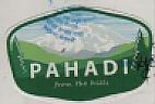 PAHADI FROM THE HILLS (and logo) trademark logo