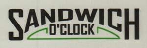 SANDWICH O'CLOCK (and logo) trademark logo