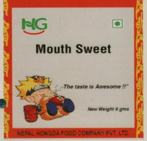 HG MOUTH SWEET (and logo) trademark logo