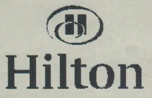 H HILTON (and logo) trademark logo