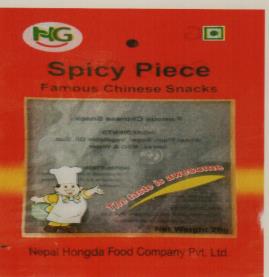 HG SPICY PIECE (and logo) trademark logo