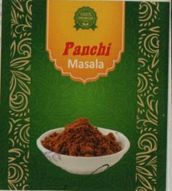 PANCHI MASALA (and logo) trademark logo