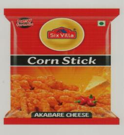 SIX VILLA CORN STICK (and logo) trademark logo