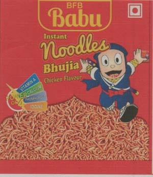 BFB BABU INSTANT NOODLES BHUJIA (and logo) trademark logo