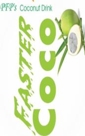 PFP'S FASTER COCO (and logo) trademark logo