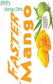 PFP'S FASTER MANGO (and logo) trademark logo